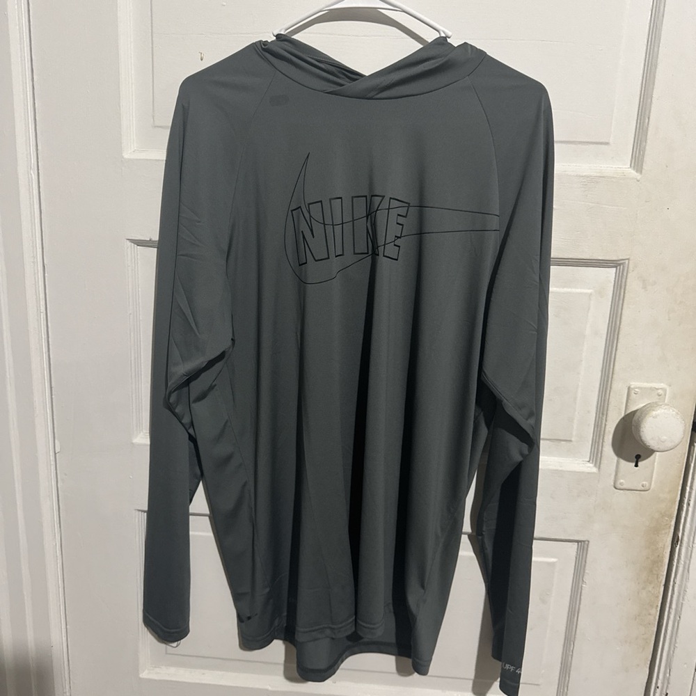 Nike Gray Long Sleeve Hoodie